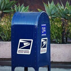 USPS Blue Mailbox